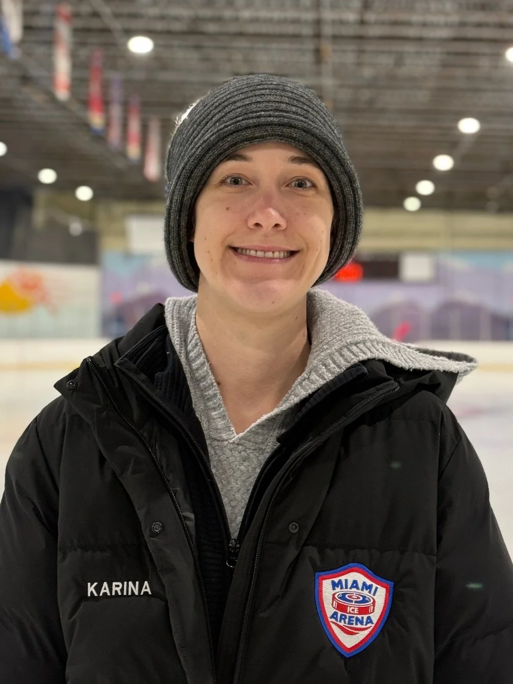 Miami Ice Arena figure skating staff member